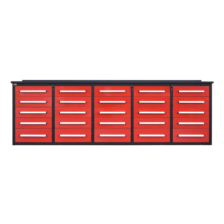 10 ft Heavy Duty Workbench with 25 Drawers