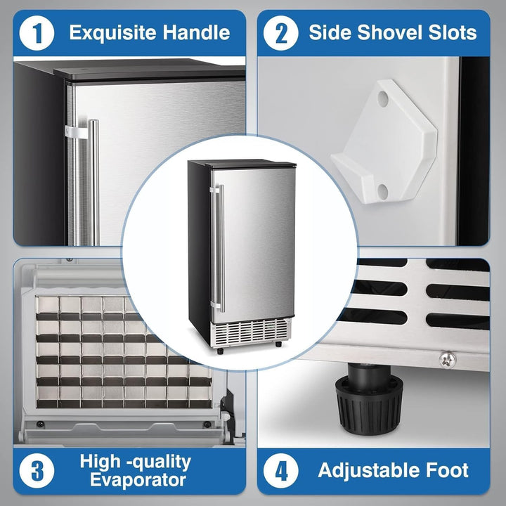 Freestanding Commercial Ice Maker - Z5845A - Multiple Sizes - 100LBS 200LBS 265LBS