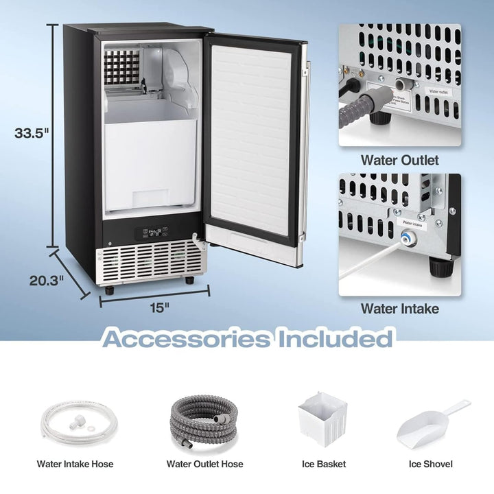Freestanding Commercial Ice Maker - Z5845A - Multiple Sizes - 100LBS 200LBS 265LBS