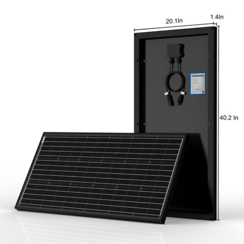 Acopower 100w mono kit
All Black 500w 40A