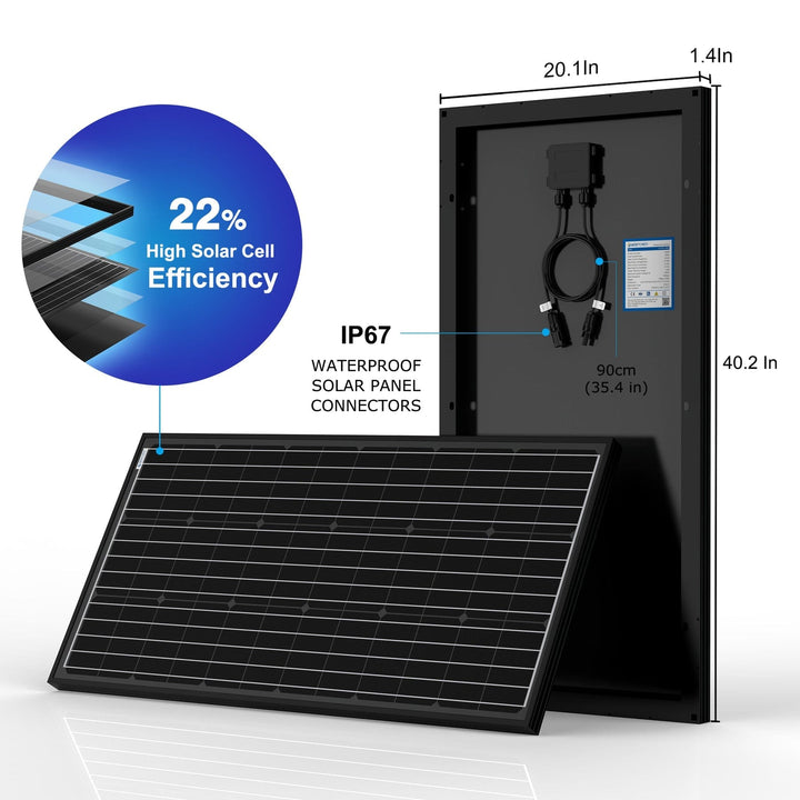 Acopower 100W mono
600Ah/3kW
(3x200Ah) Li600Ah M600w