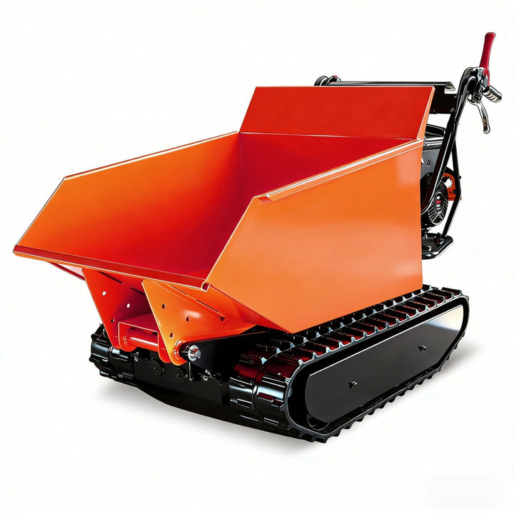 1100lbs Capacity 10HP Gas Powered Track Mini Dumper