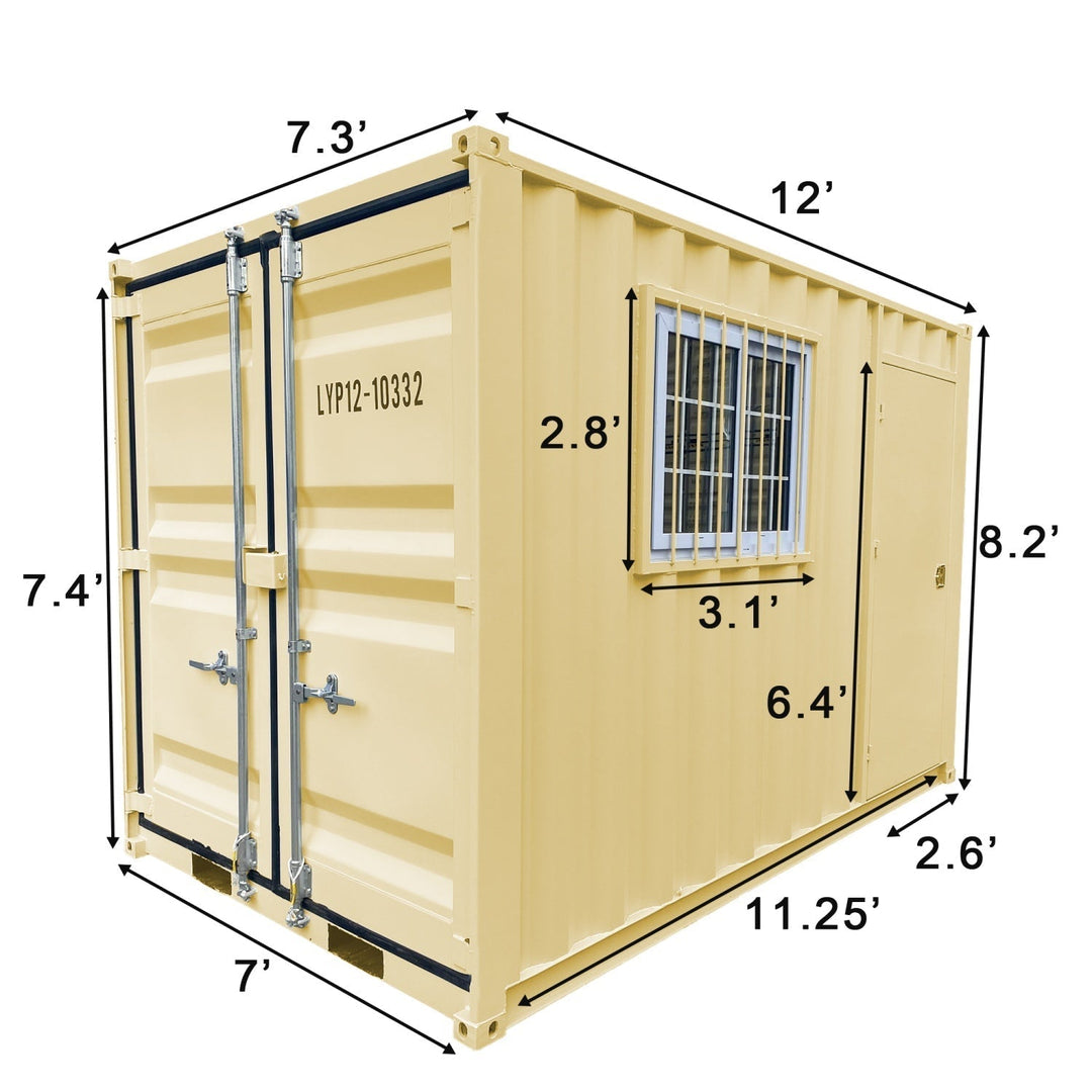 12FT Small Cubic Shipping Container