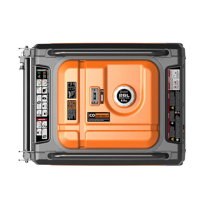 Genmax GM9000iED Portable Inverter Generator, 9000W Super Quiet Dual Fuel Portable Engine with Parallel Capability