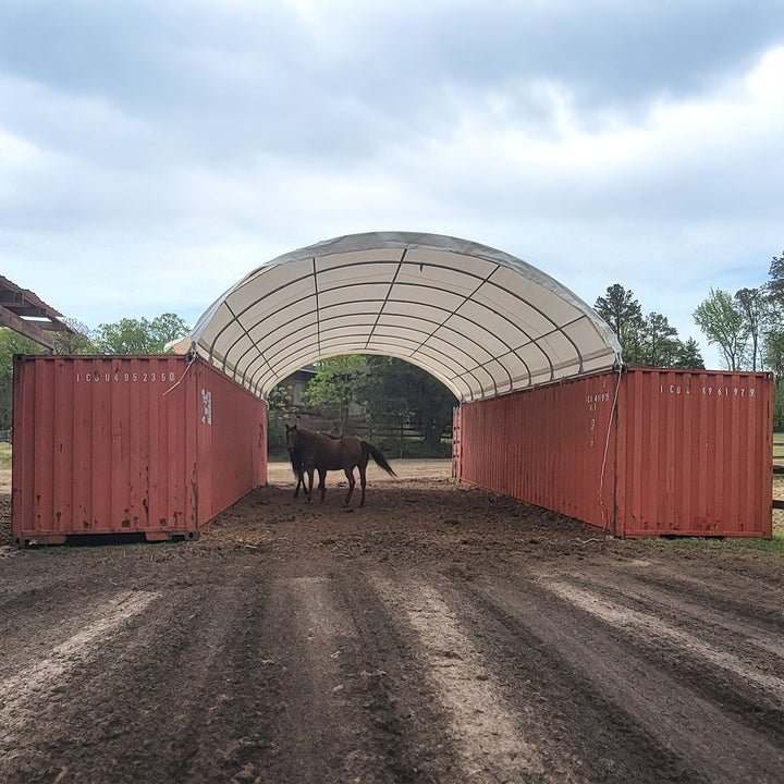 20FT x 40FT Shipping Container Canopy Shelter
