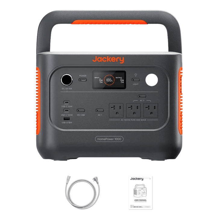 Jackery HomePower 1000 v2 Portable Power Station (Black)