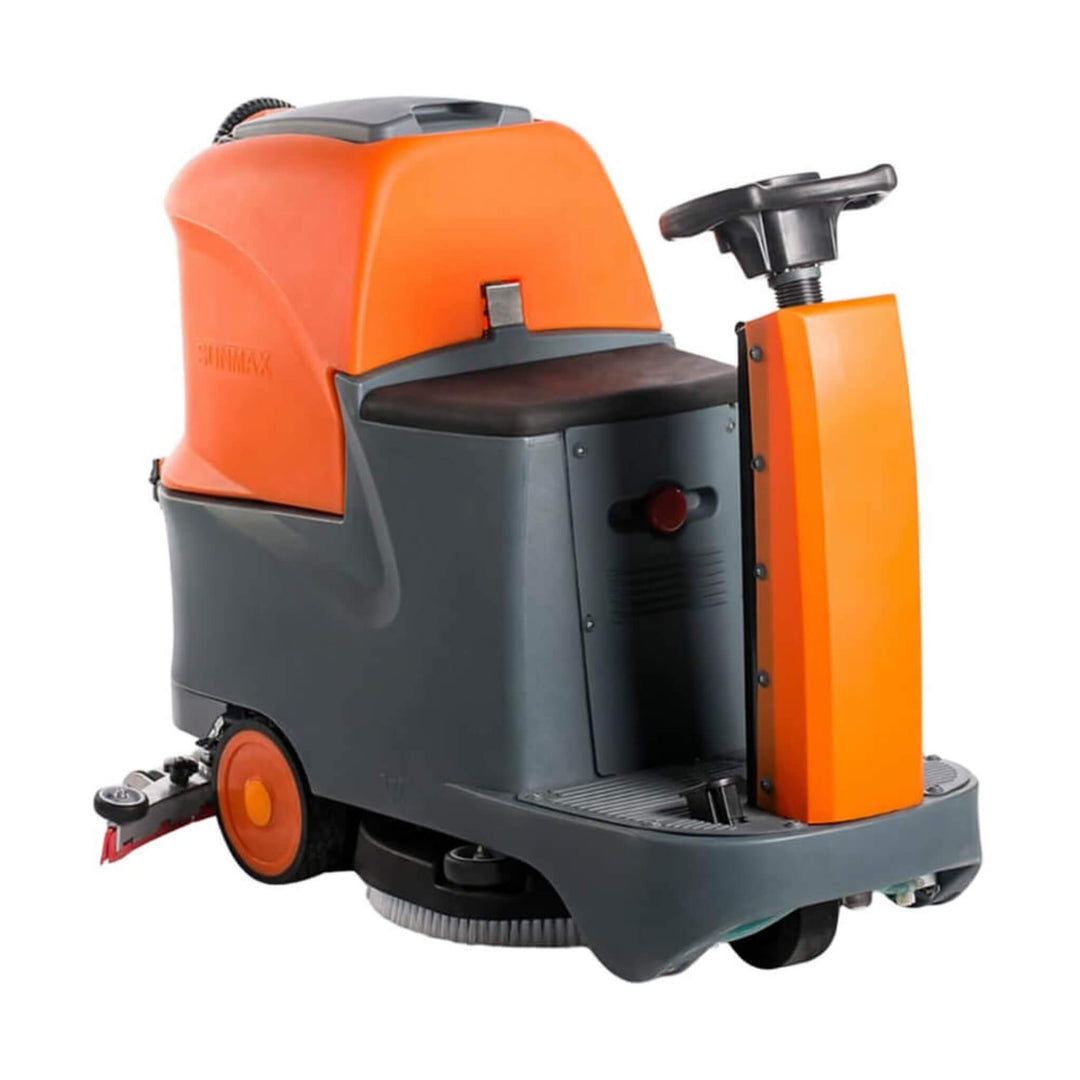 22-Inch Heavy-Duty Electric Industrial Ride-On Floor Scrubber with Dual Tanks