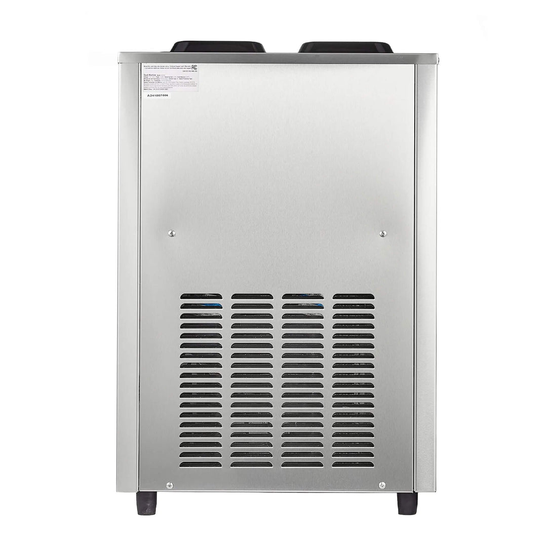 24L Commercial Double Cylinder Stainless Steel Slushy Machine with Touchscreen