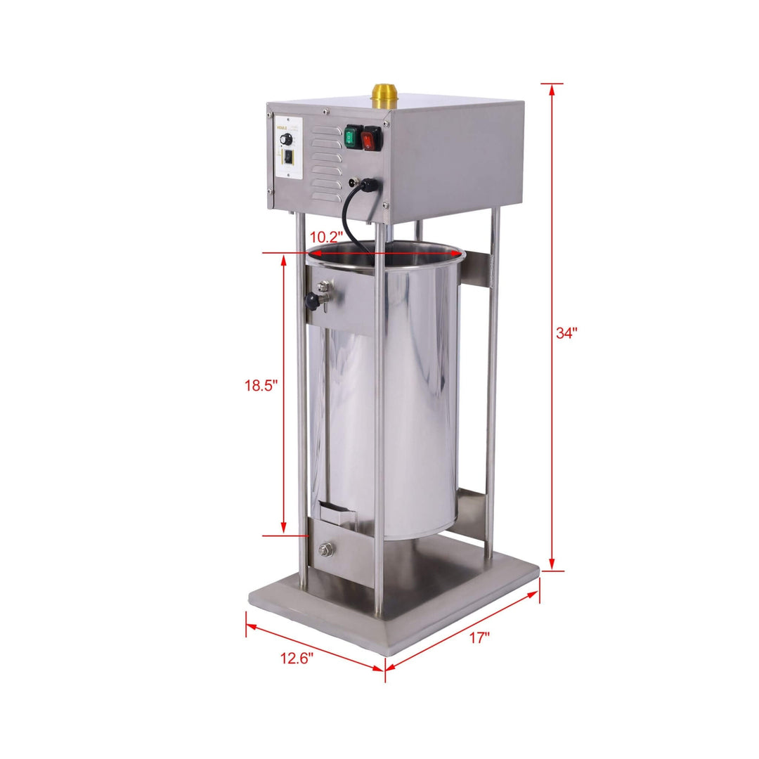25L Commercial Electric Stainless Steel Sausage Maker Stuffer
