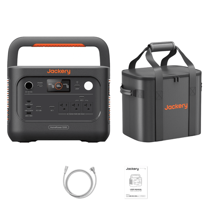 Jackery HomePower 1000 v2 Portable Power Station (Black)