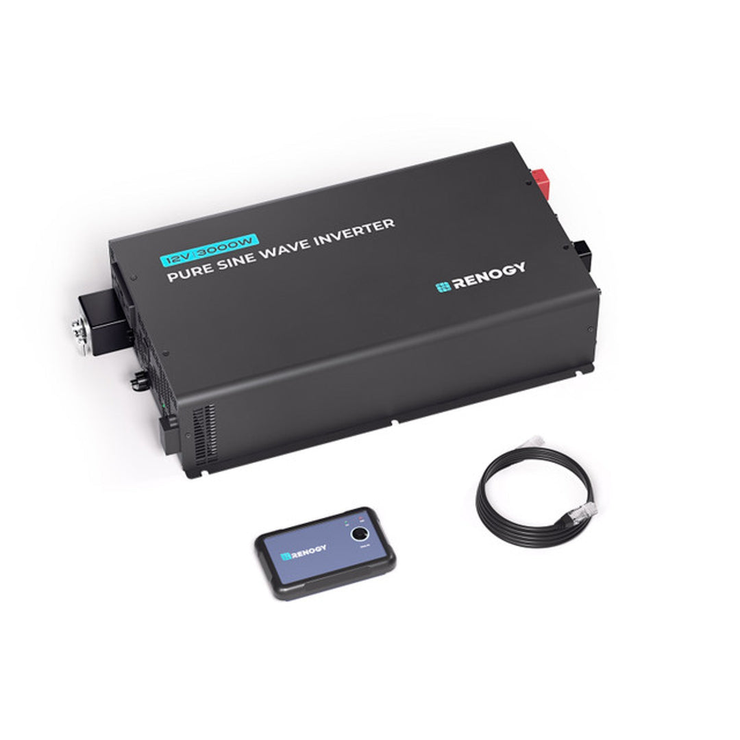 3000W 12V Pro Pure Sine Wave Inverter with EcoSleep Mode