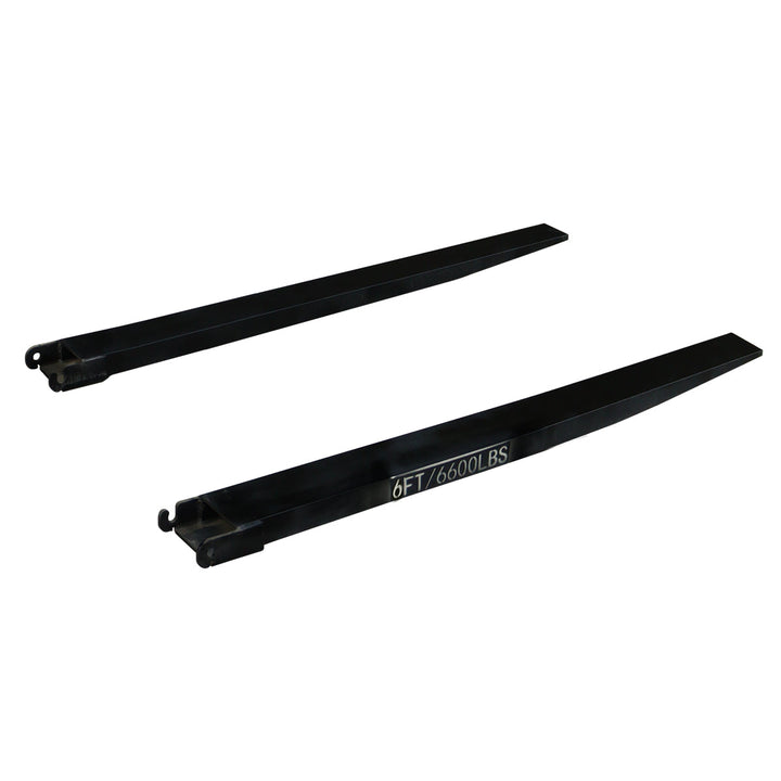 Greatbear 10ft Forklift Extensions 6” Wide Forks, 6600lbs Capacity (Pair)