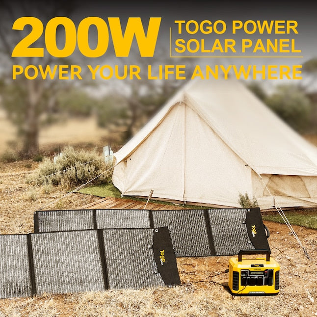 Togopower Advance 20.8-in x 22.8-in x 2.7-in 200-Watt Portable Solar Panel