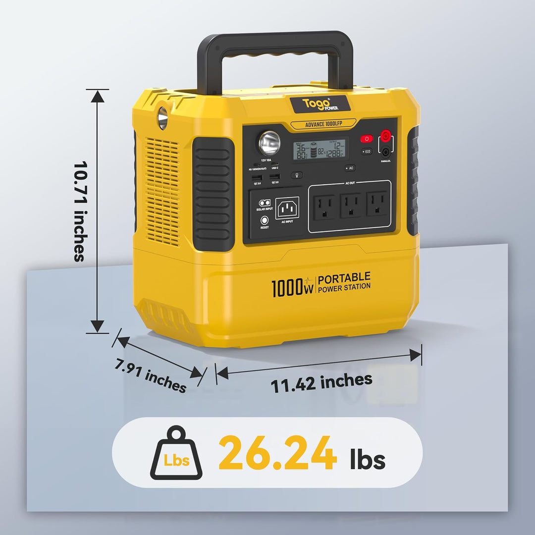Togo POWER Portable Power Station Advance 1000LFP