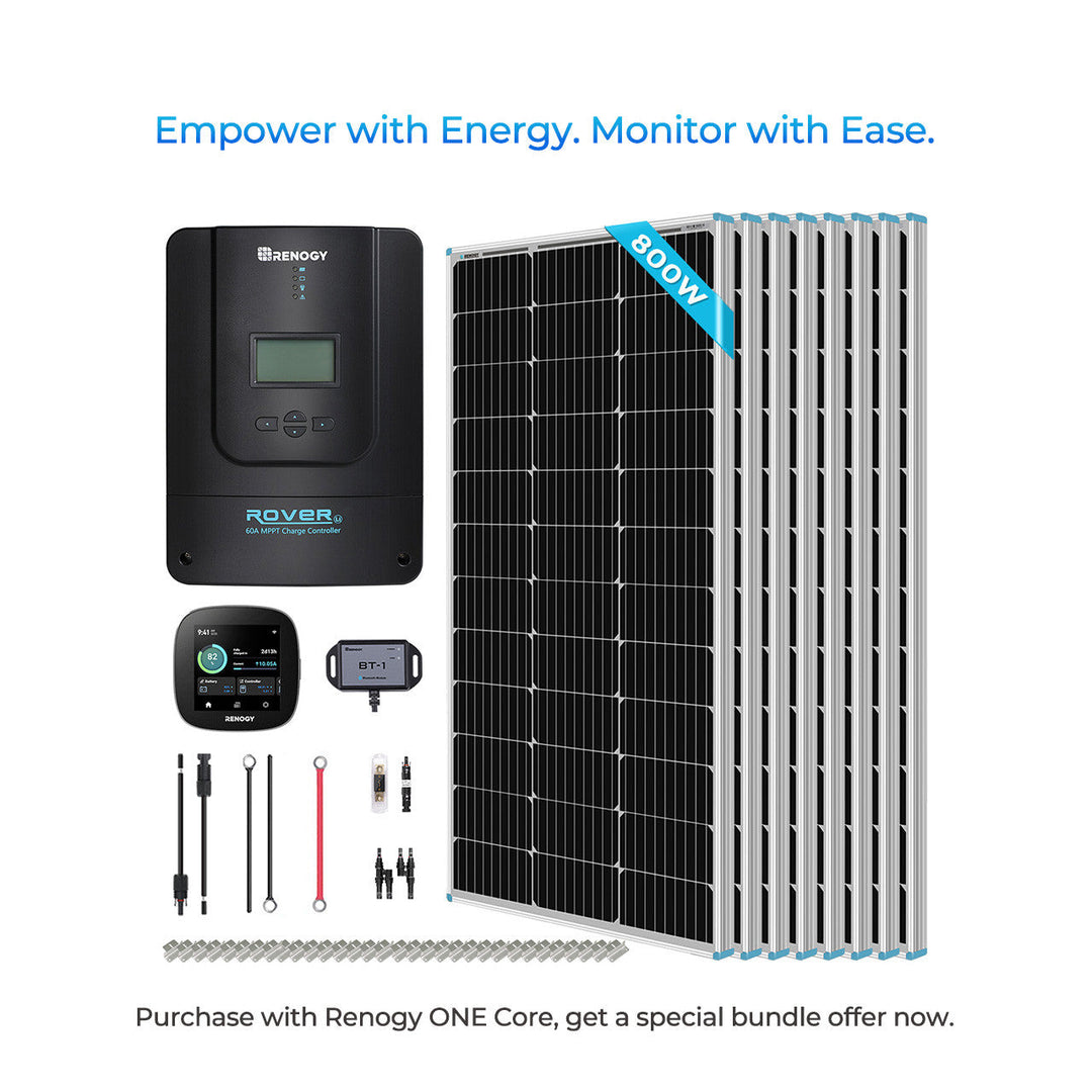 Renogy 800W Premium Kit&Renogy one