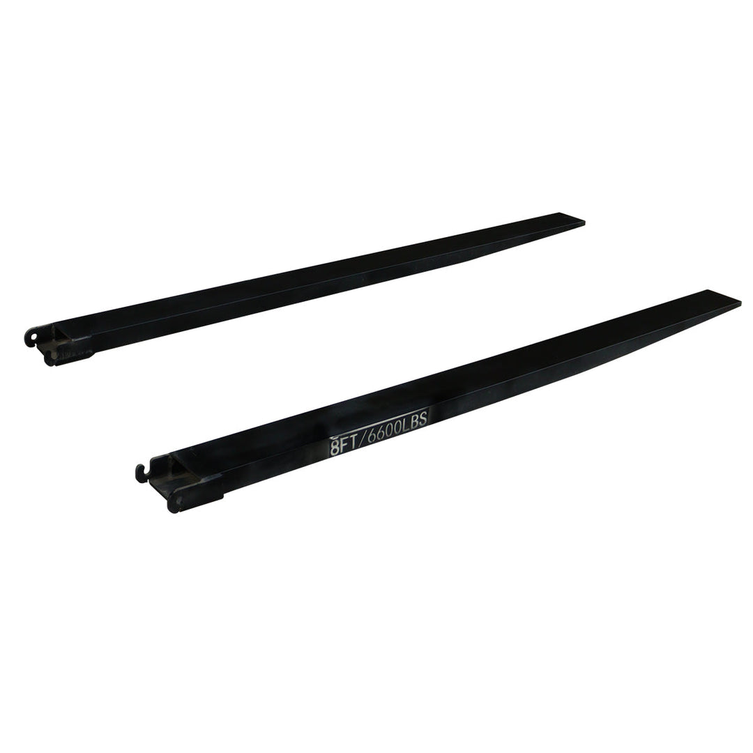 Greatbear 10ft Forklift Extensions 6” Wide Forks, 6600lbs Capacity (Pair)
