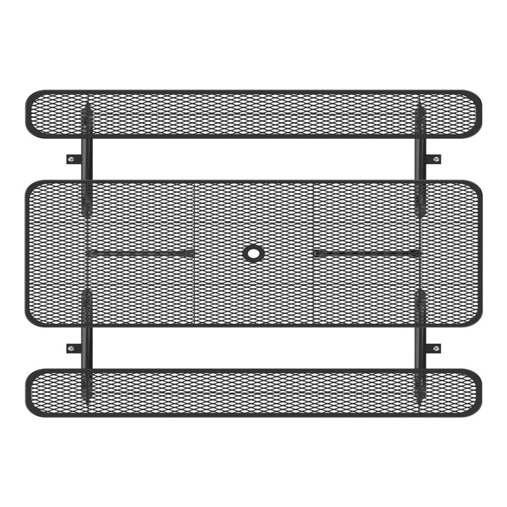 8ft Rectangle Picnic Table with Umbrella Hole