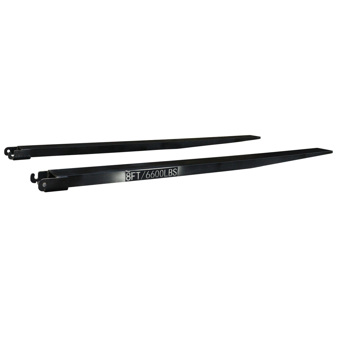 Greatbear 10ft Forklift Extensions 6” Wide Forks, 6600lbs Capacity (Pair)
