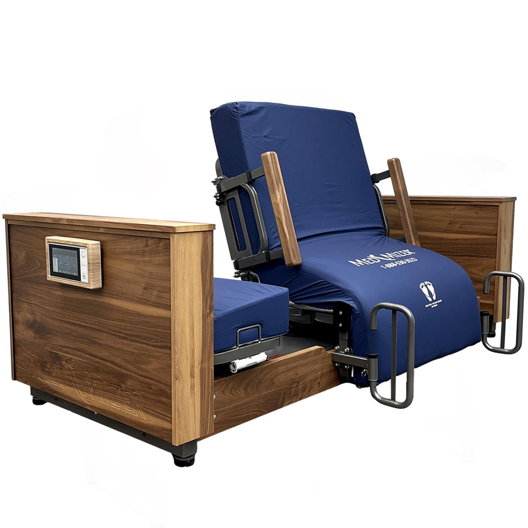 Med-Mizer ActiveCare Deluxe SafeTurn Rotating Adjustable Height Hospital Bed