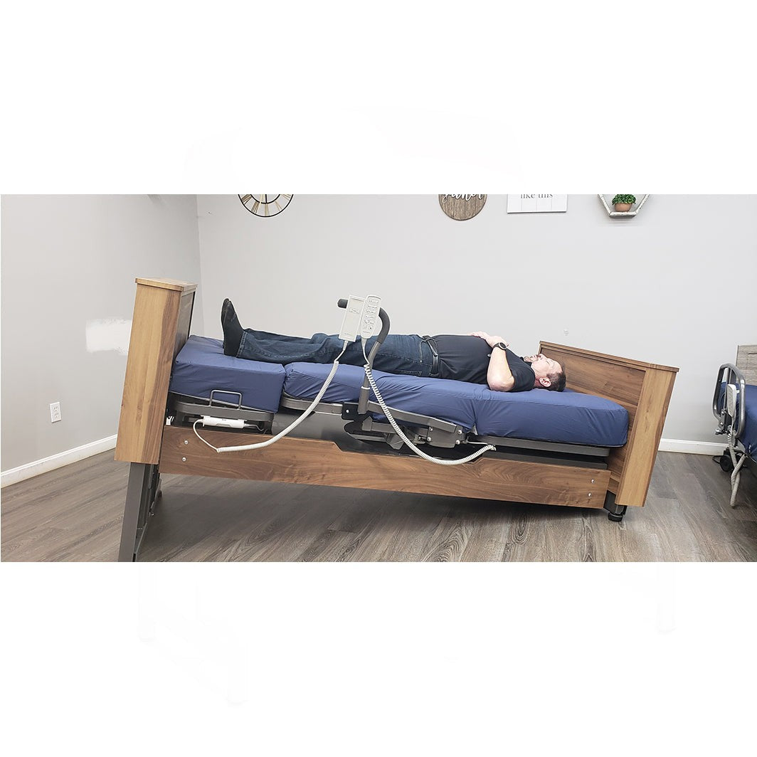 Med-Mizer ActiveCare Deluxe SafeTurn Rotating Adjustable Height Hospital Bed