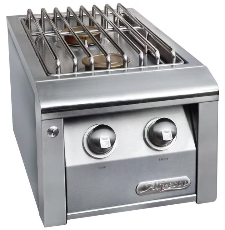 Alfresco Built-In Propane Gas Double Side Burner - AXESB-2-LP