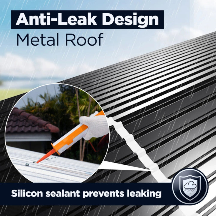 12FT x 25' Metal Carport with Corrugated Roof