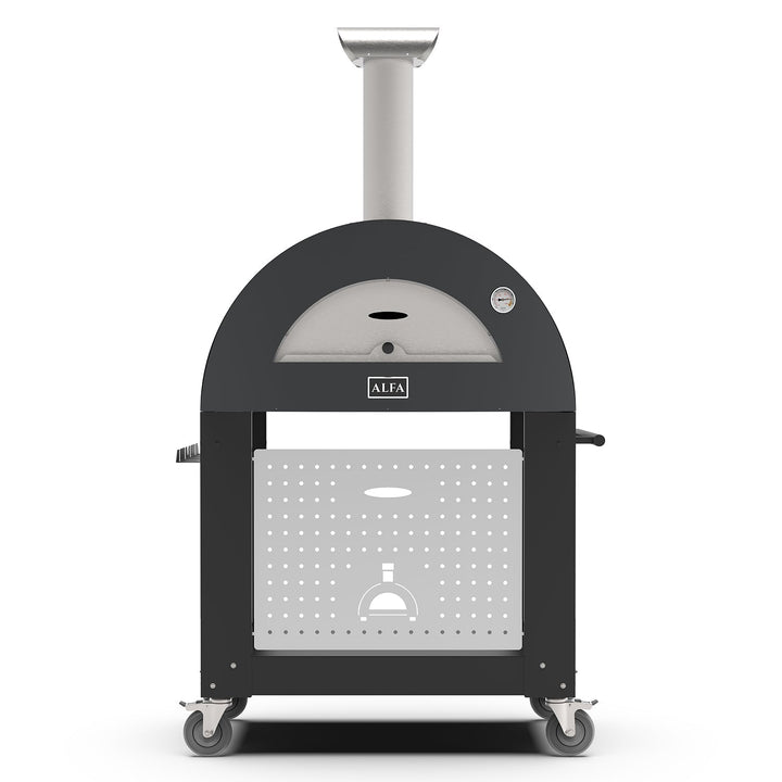 Alfa Moderno 2 Pizze Gas Pizza Oven w/ Rolling Base