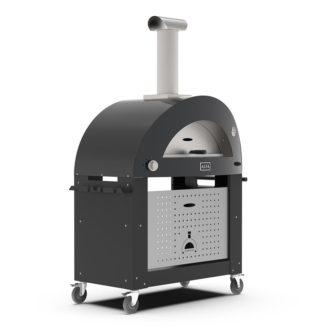 Alfa Moderno 3 Pizze Gas Pizza Oven w/ Rolling Base