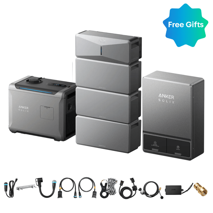 Anker SOLIX E10 Power Module + Batteries + Smart Inlet Box + Smart Generator 5500 (Tri-Fuel)