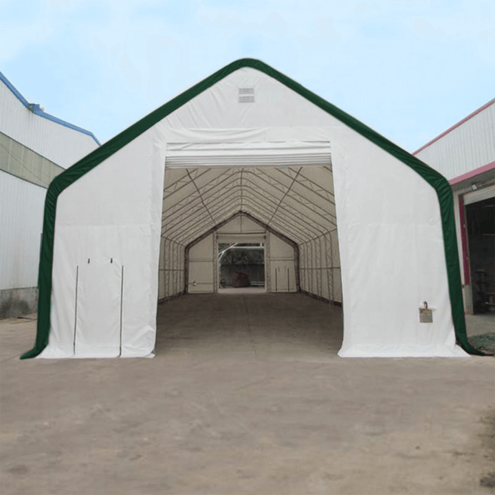 W 40FT x L 64FT x H 23FT Double Truss Storage Shelter