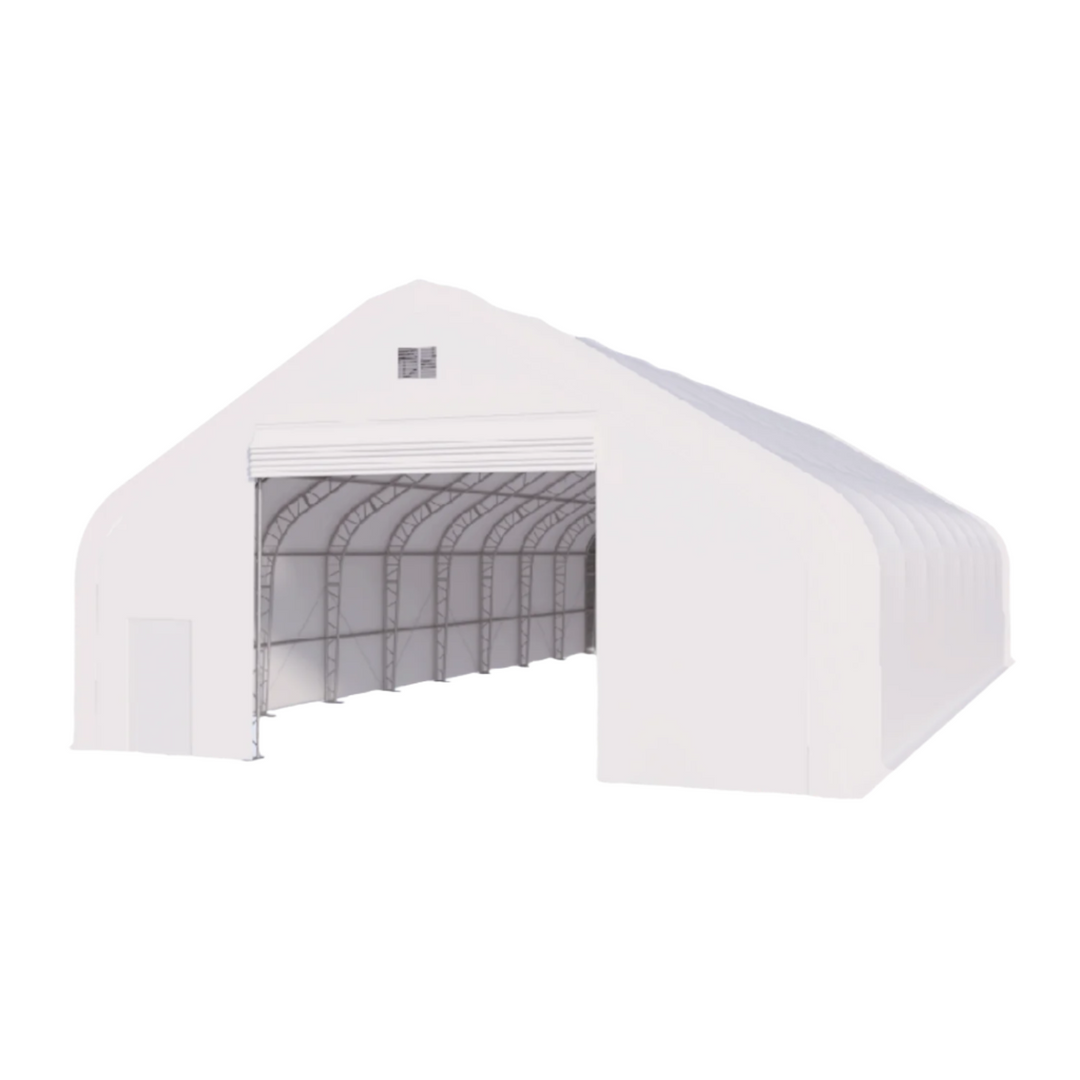 W 70FT x L 120FT x H 28FT Double Truss Storage Shelter