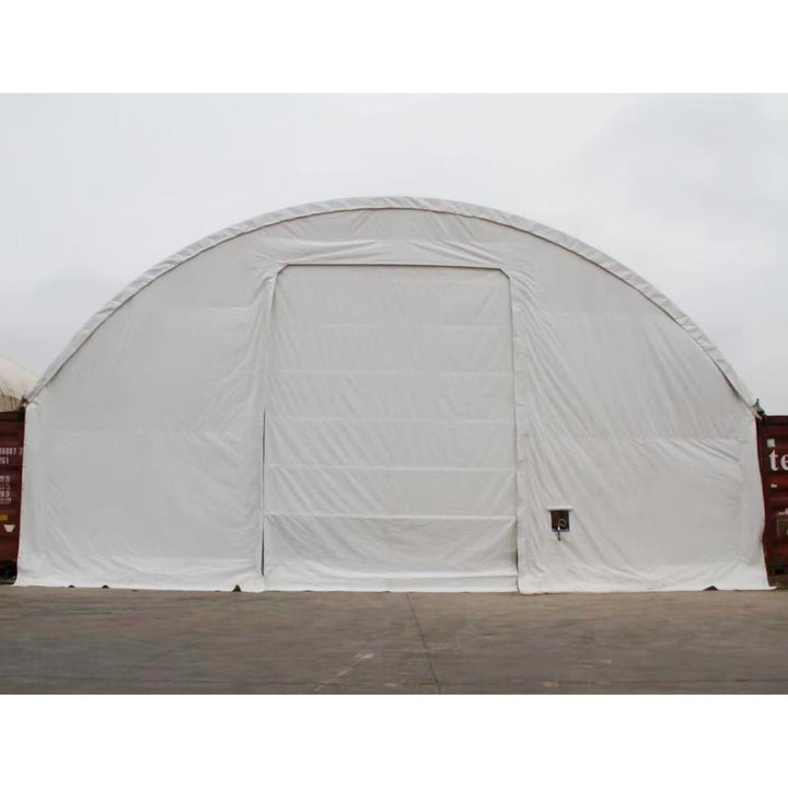 Front Cover with Winch door for Shipping Container Canopy Shelter 40FT x 40FT x 11FT