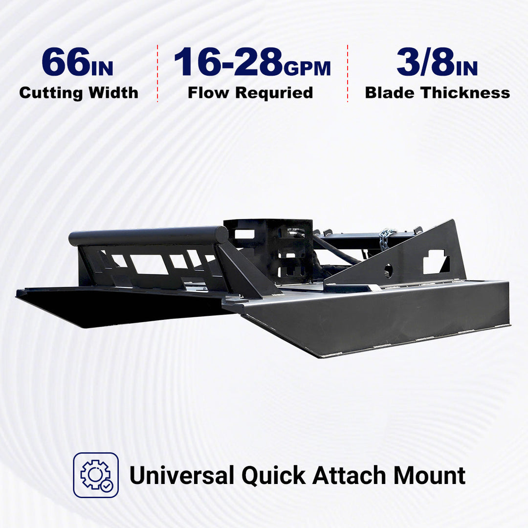 Greatbear Skid Steer 66'' Brush Cutter
