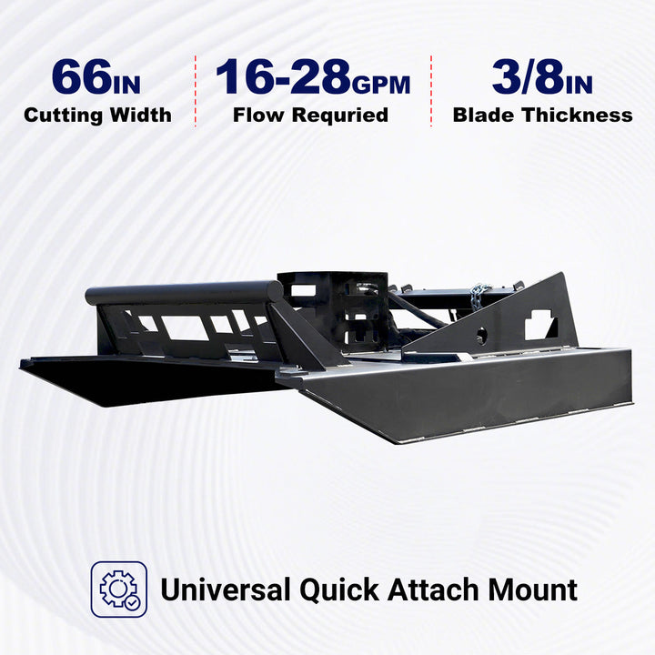 Greatbear Skid Steer 66'' Brush Cutter