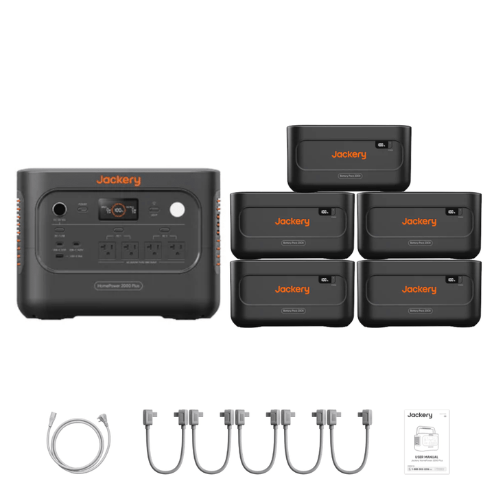 Jackery HomePower 2000 Plus v2 + Battery Pack 2000 Plus v2