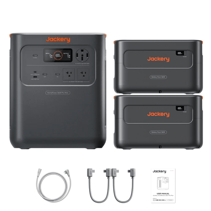 Jackery HomePower 3600 Pro Max + Extra Batteries