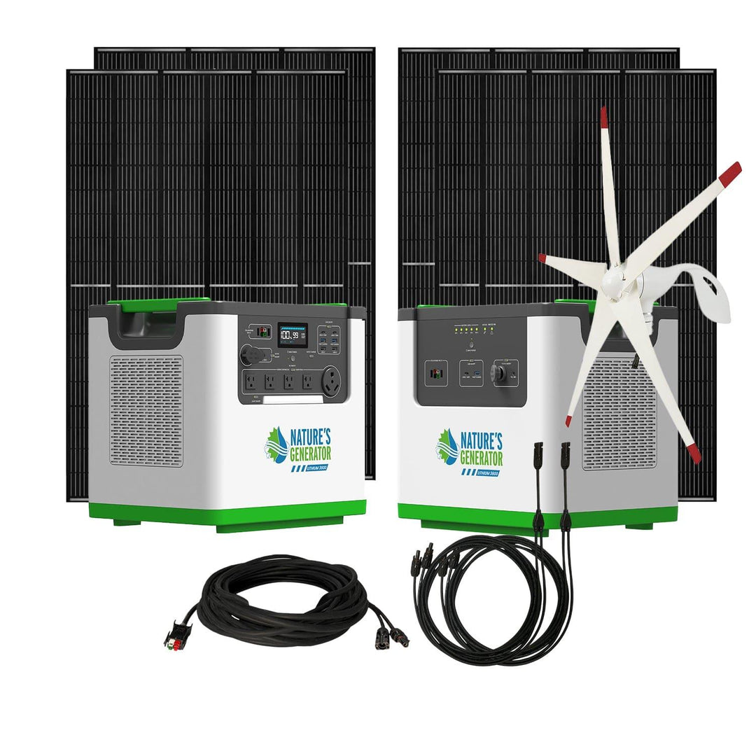 Nature's Generator Lithium 3600 Solar and Wind Generator