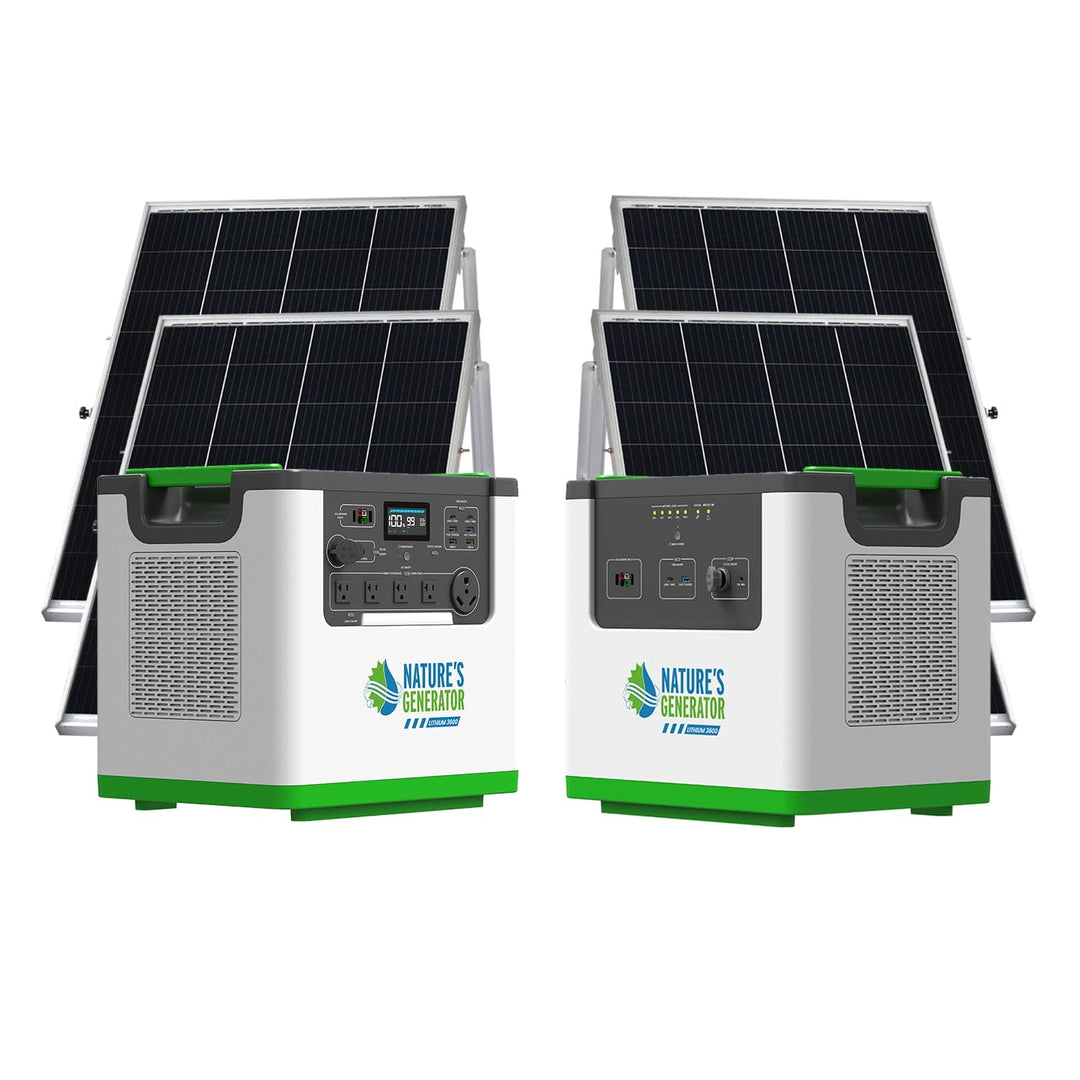 Nature's Generator Lithium 3600 Solar Generator