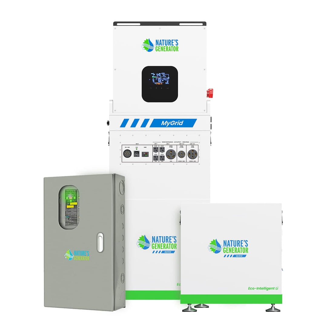 MyGrid 10K with Transfer Switch for House Battery Backup
