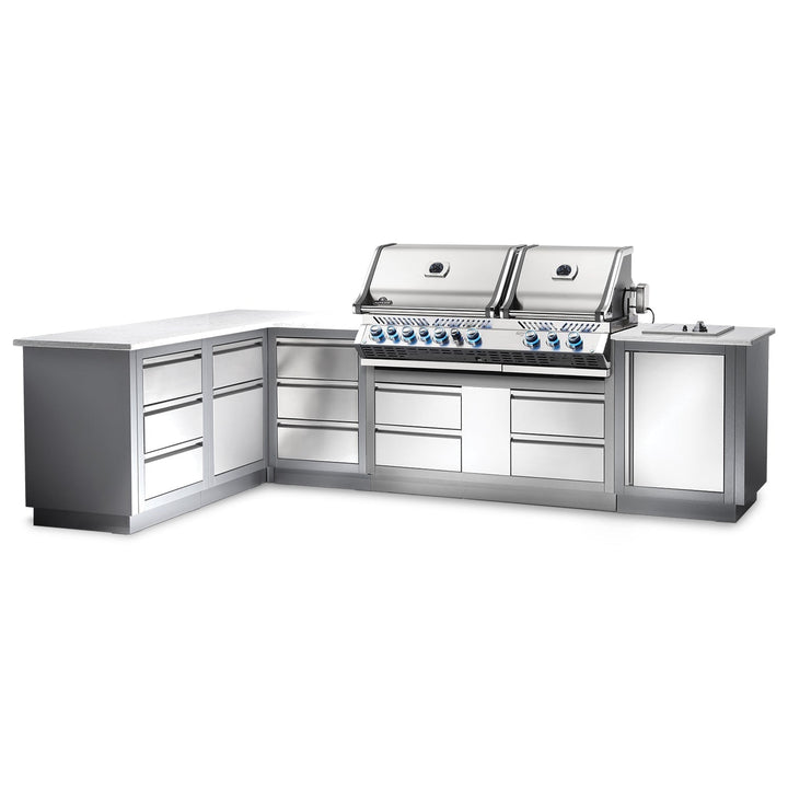 Napoleon Built-In Prestige PRO 825 RBI w/ Infrared Bottom and Rear Burners (Stainless Steel) 9-Burner