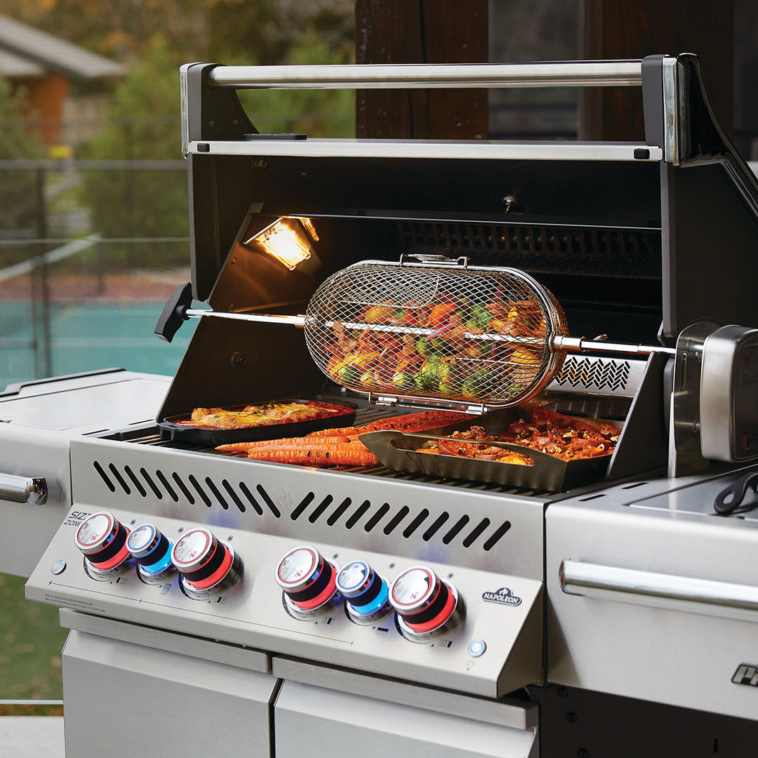 Napoleon Prestige PRO 500 RSIB w/ Infrared Side and Rear Burners (Stainless Steel) 6-Burner