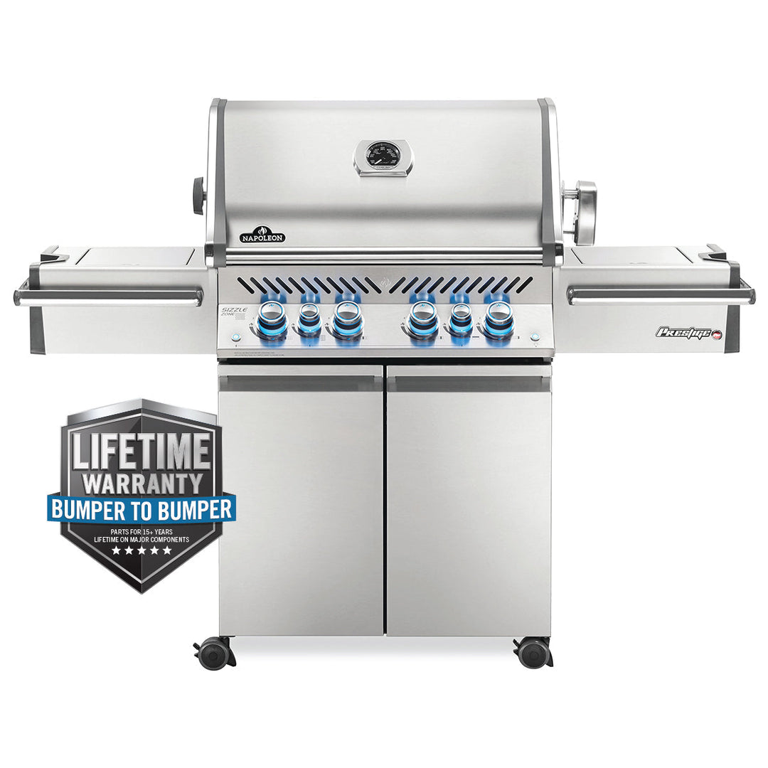 Napoleon Prestige PRO 500 RSIB w/ Infrared Side and Rear Burners (Stainless Steel) 6-Burner