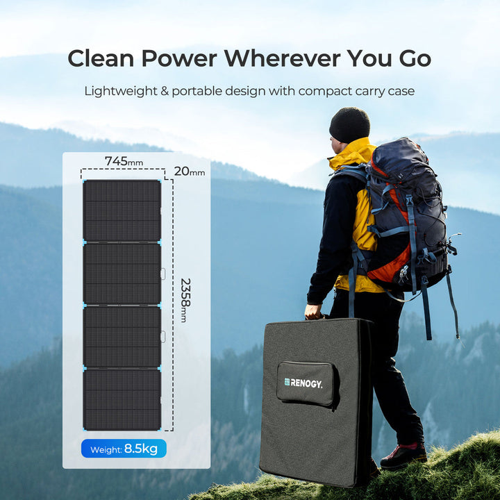 Renogy 300W N-type Portable Lightweight Solar Suitcase