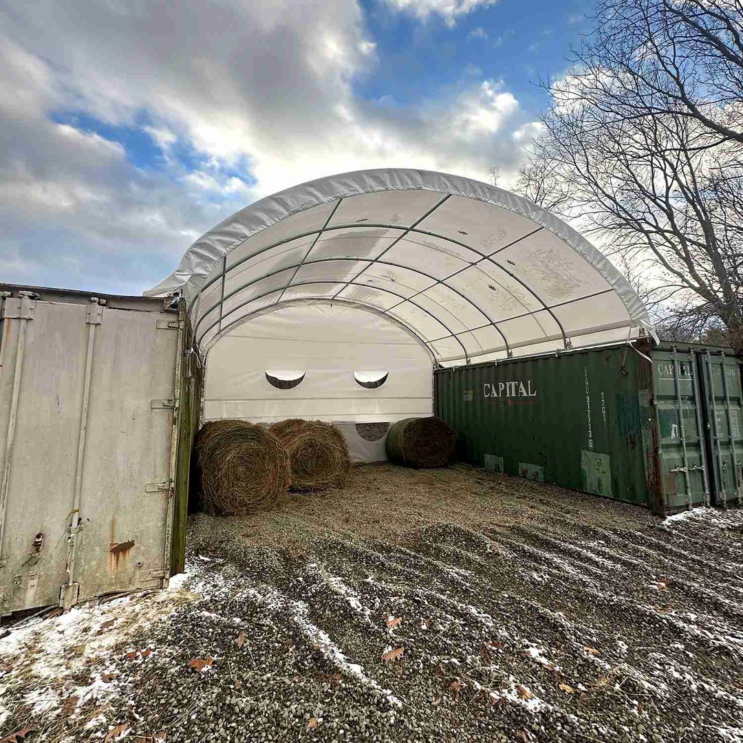 Rear Panel for W20' Container Shelter for 20ft x 20ft or 20 x 40ft