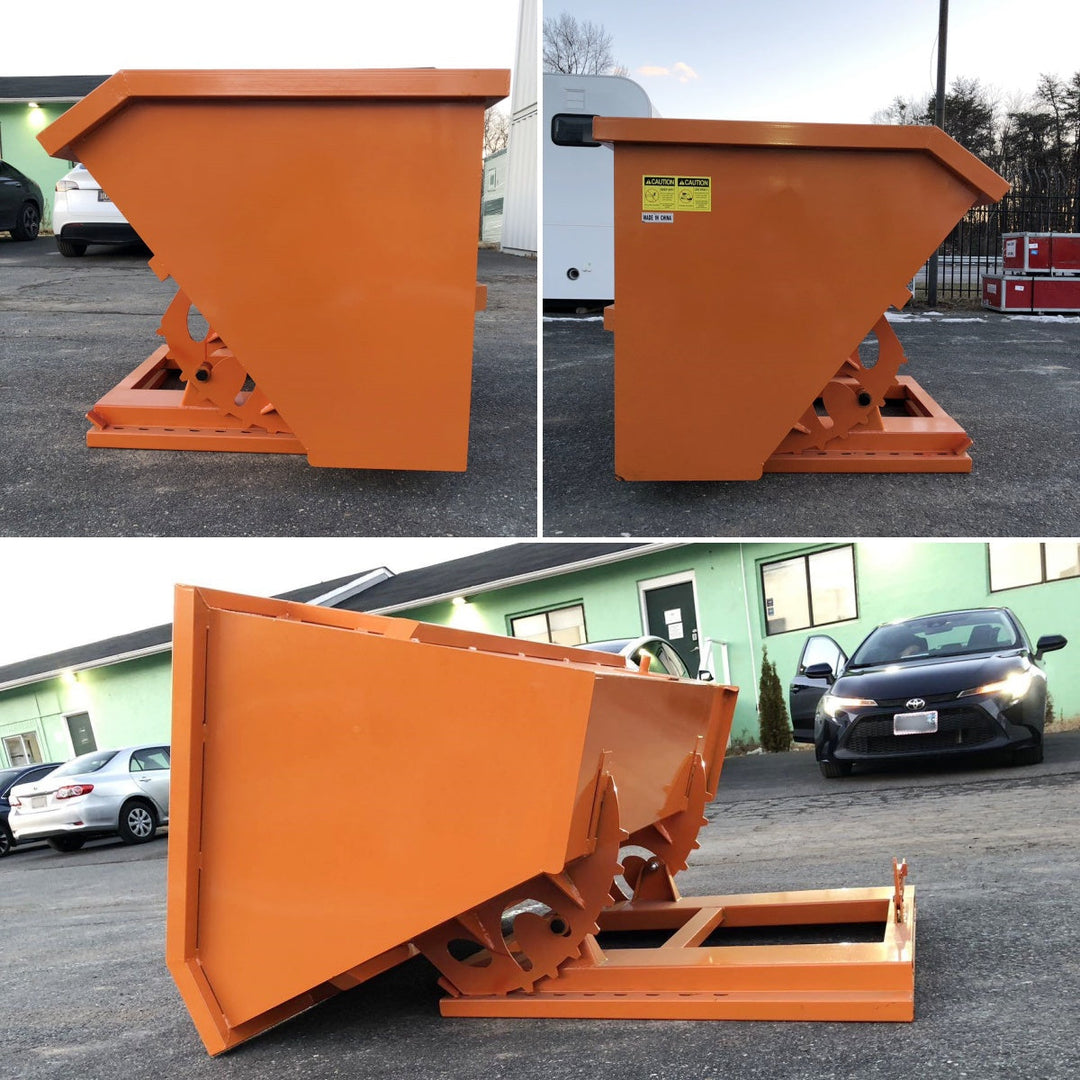 Greatbear Self Dumping Forklift Hopper - 1.5 Cubic Yard Capacity