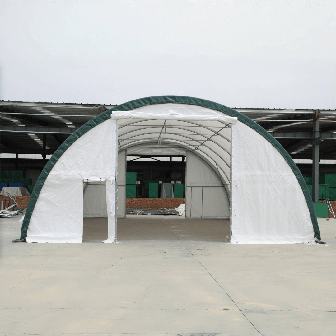 W 30FT x L 40FT x H 15FT Single Truss Arch Storage Shelter