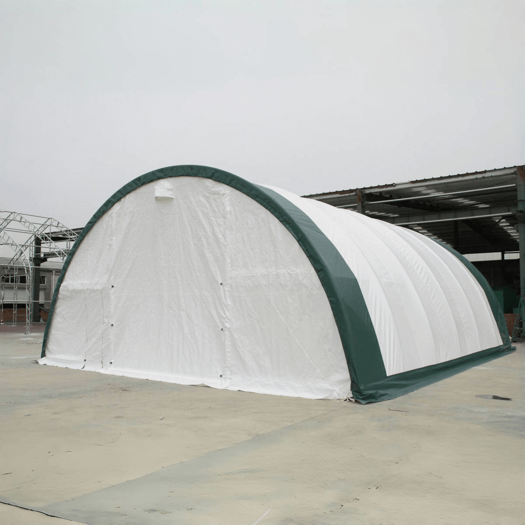 W 30FT x L 40FT x H 15FT Single Truss Arch Storage Shelter