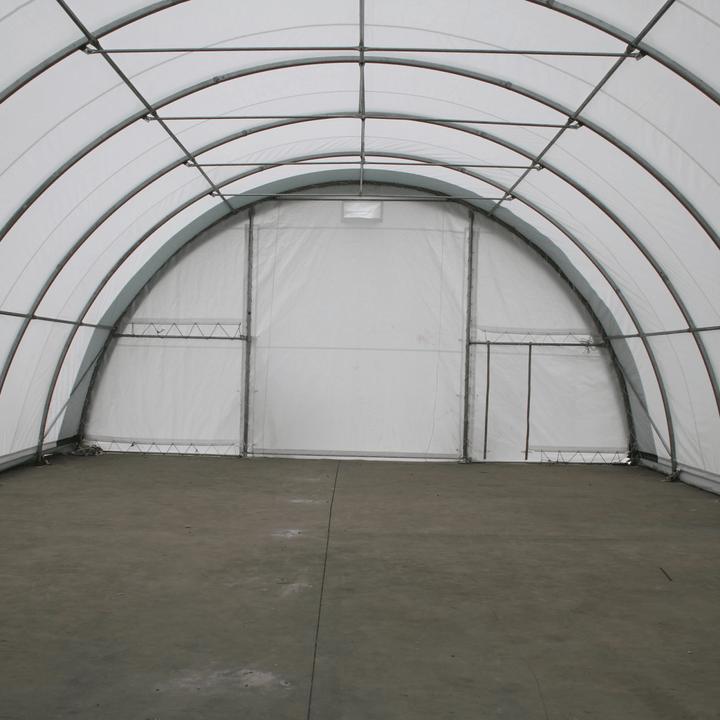 W 30FT x L 40FT x H 15FT Single Truss Arch Storage Shelter
