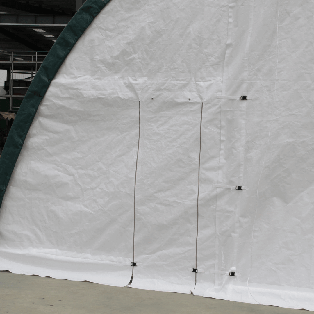 W 30FT x L 85FT x H 15FT Single Truss Arch Storage Shelter
