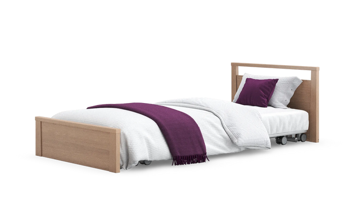 Solo Low Footboard Profiling Floor Bed